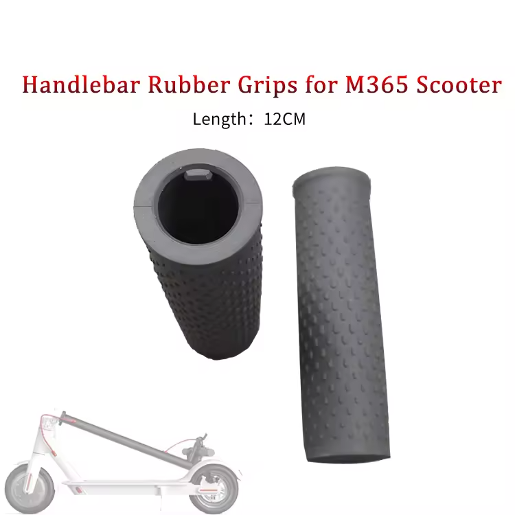 Rubber handlebar grips for Xiaomi M365/Pro/1s/Pro2/Mi3 electric scooter accessories, anti - slip, skateboard riding parts