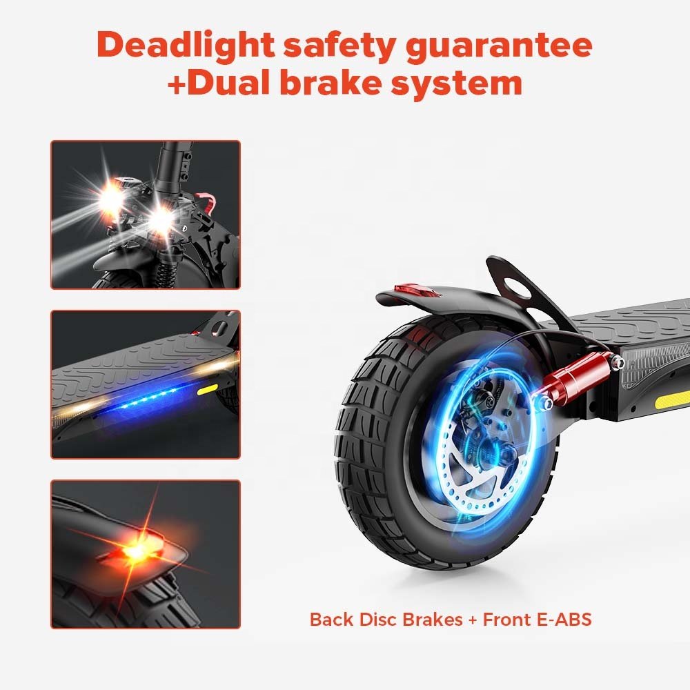 iScooter iX4 Electric Scooter 15Ah 800W 10Inch Anti-skid Off Road Pneumatic Tire Kick Scooter Max Speed 45KM/H Electric eScooter