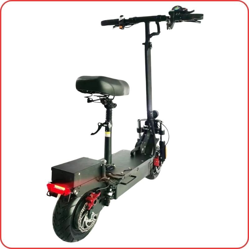 Factory Direct: All-Terrain Foldable Fat Tire Electric Scooter with Detachable Seat