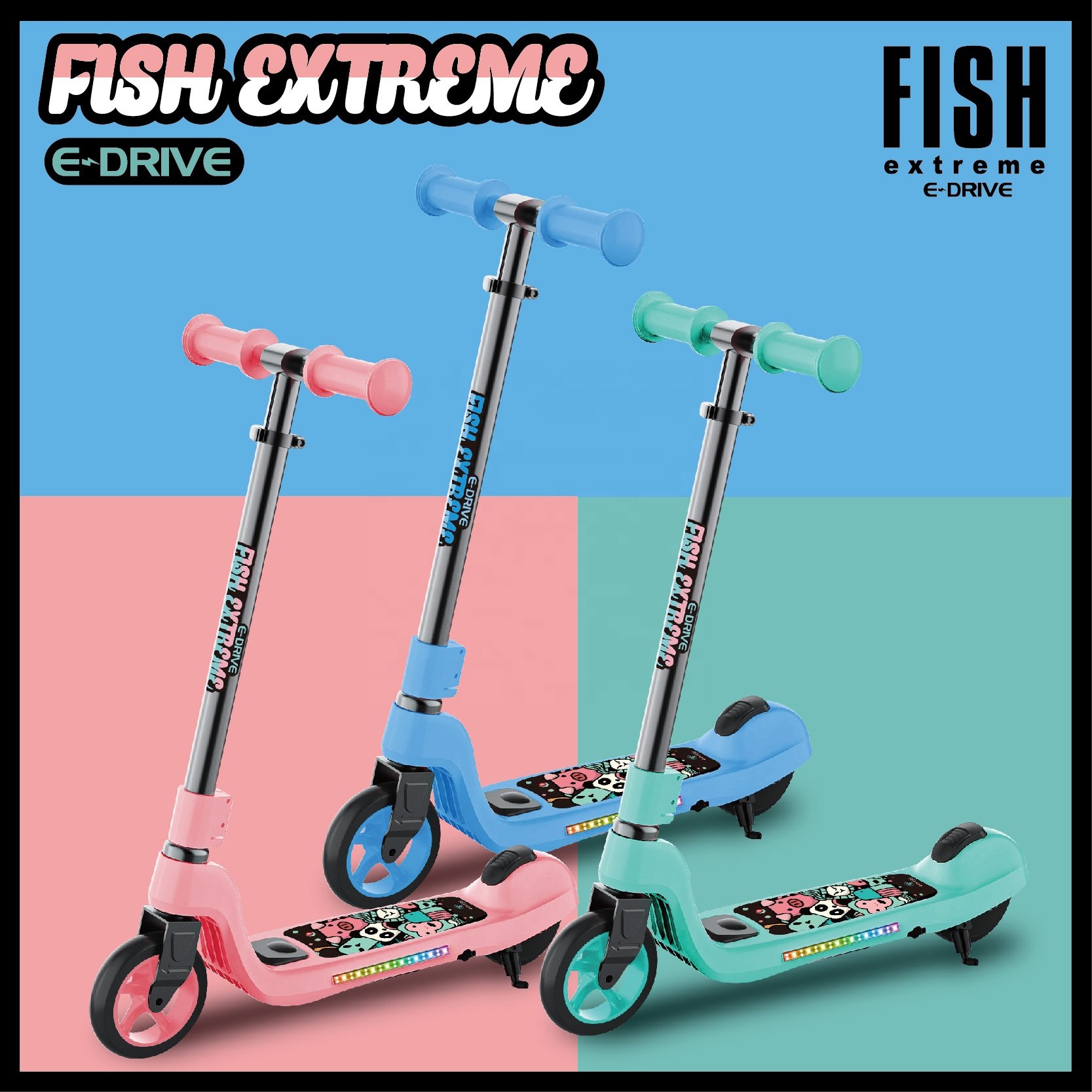 China Factory Light 5.5 inch 24V Lithium E-scooter 120W Travel Extreme Electric Scooter for kids