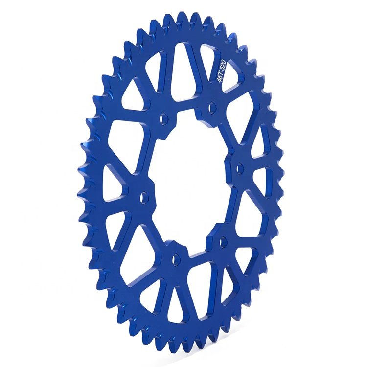 Custom Electric Bike 520 Pitch 46T CNC Aluminum Alloy 7075 T6 Rear Sprocket for Sur-ron Ultra Bee