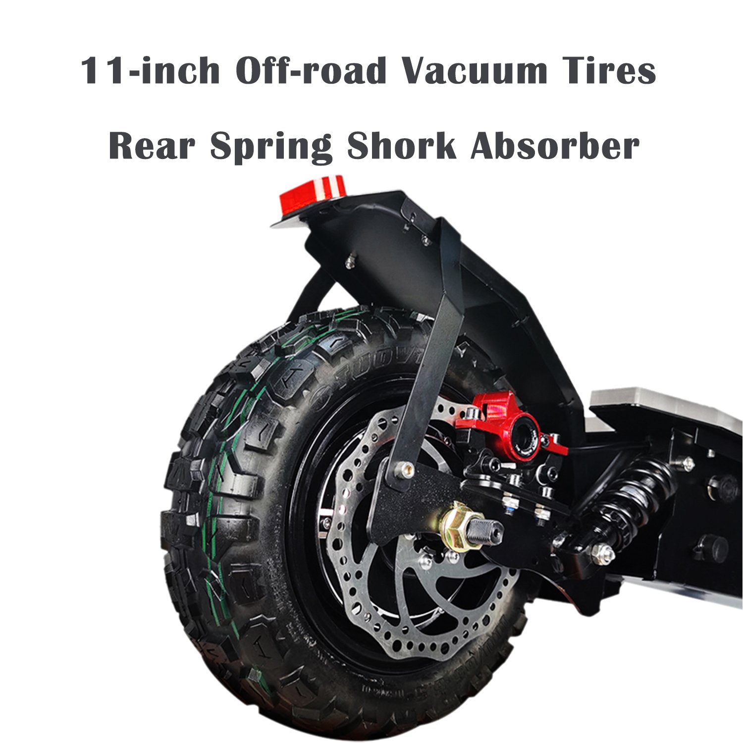 USA 60V 5600W Fat Tire 11inch Suspension Electric Scooter 27AH Lithium Battery Escooter