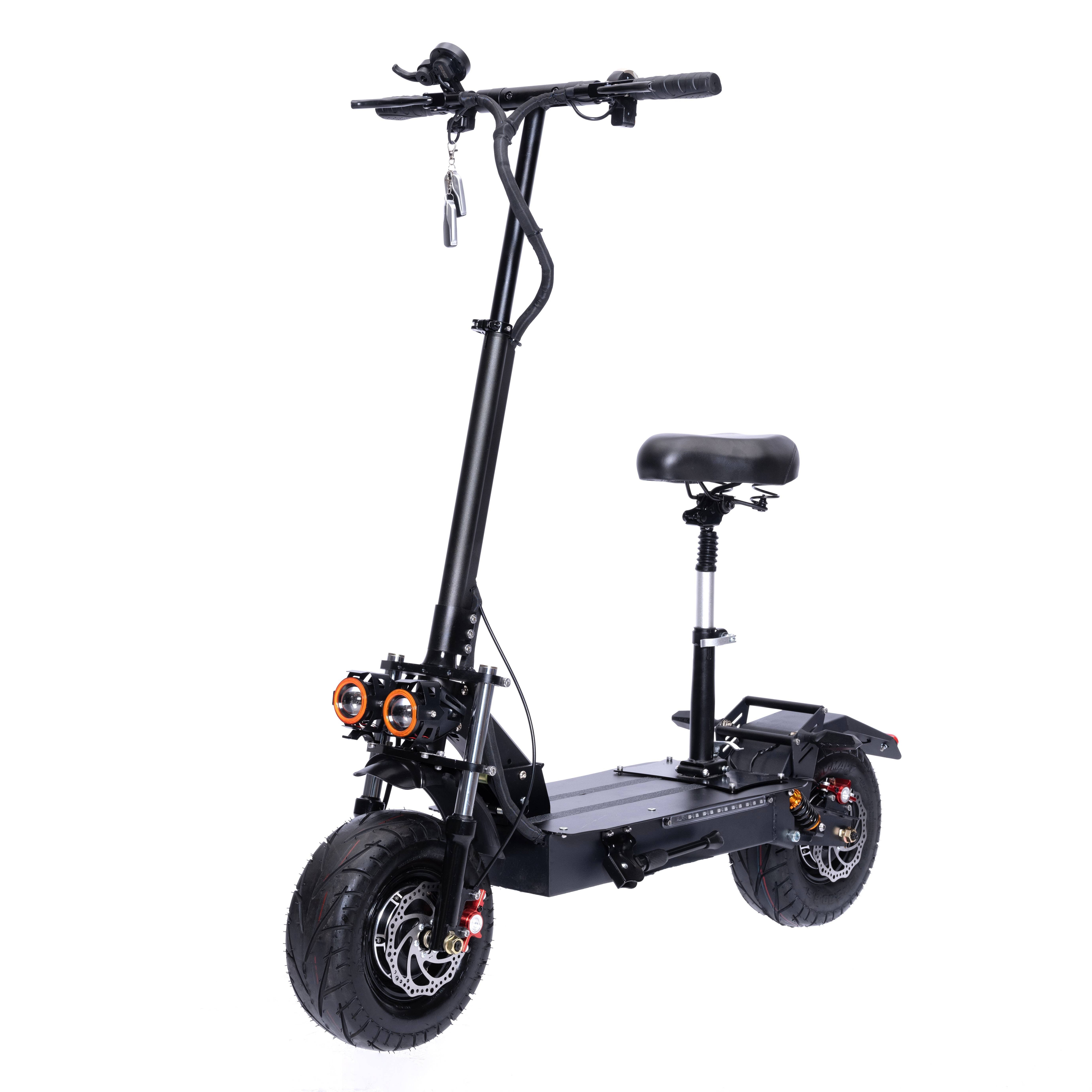 New Arrival 60v1600w Dual Motor Foldable Fat Tire Adult Motorcycle Electric Scooter 1600w