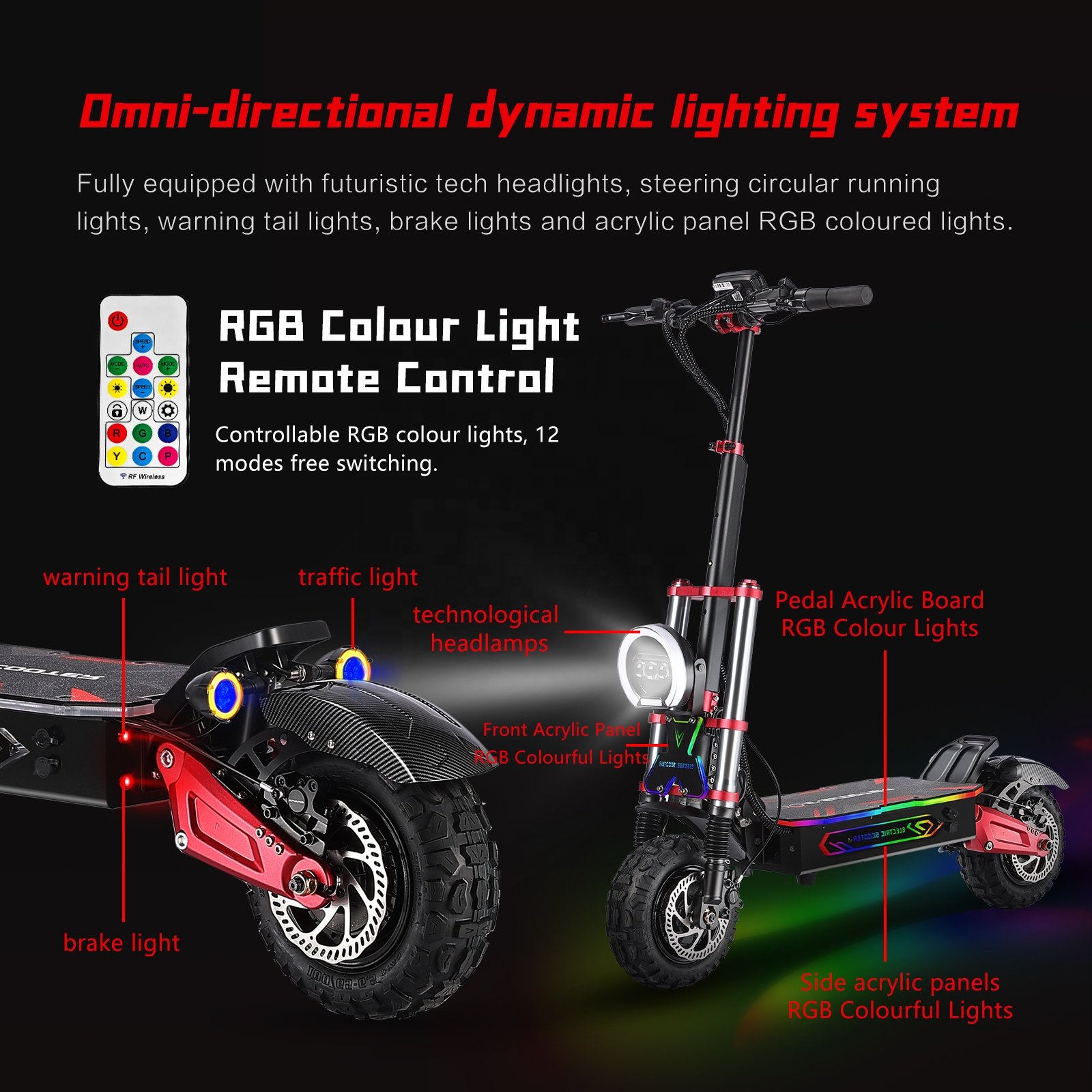 EU USA Free shipping S5 60V 38Ah battery e scooter 6000w dual motor electric scooter for adult(with Seat)
