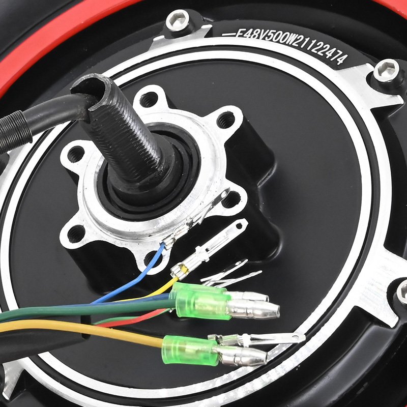 Electric Scooter Accessories 10 Inch Kugoo M4 Rear Wheel Motor Hub 48V 500W with 80/65-6 Inner and Outer Tire Repair Parts