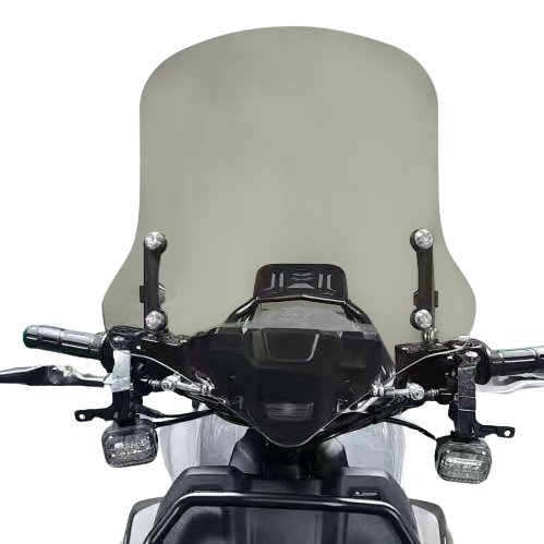 Universal Motorcycle Motorbike Windshield Clear Large Windscreen Front Flyscreen for Tank 200CC 150CC E-bike Scooter