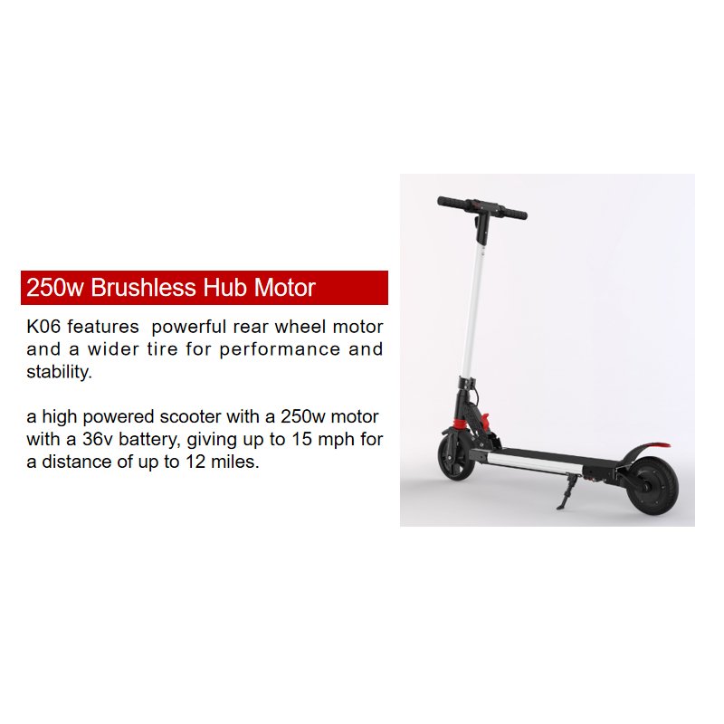 Custom OEM Smart E Scooter 250 Watt Lightweight City Two Wheels Intelligent Foldable Motorize Fastest Electric Scooter