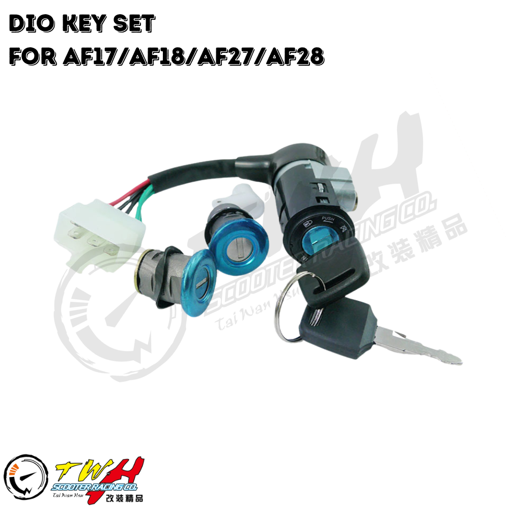 TWH DIO Taiwan Made Motorcycle Part Standard Key Set For Honda AF17 AF18 AF27 AF28