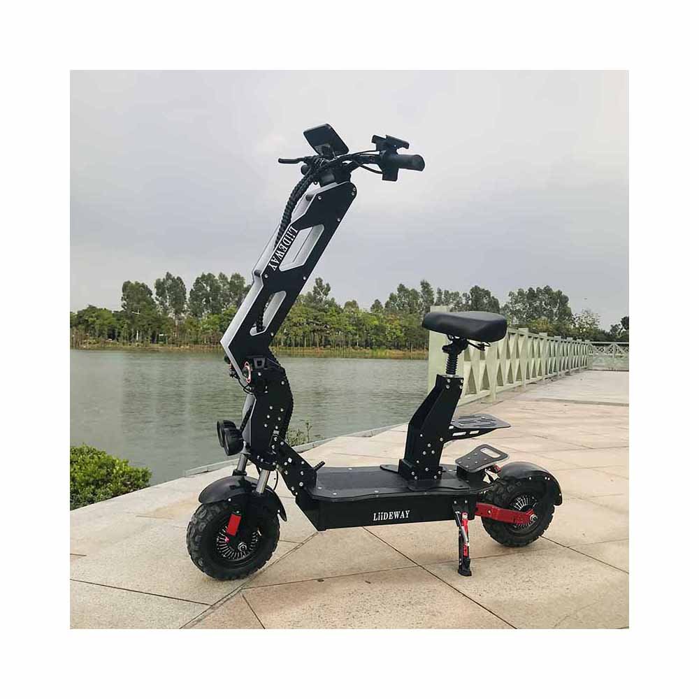 11inch Double motor 4000W*2 off road seat fat tire electric scooter