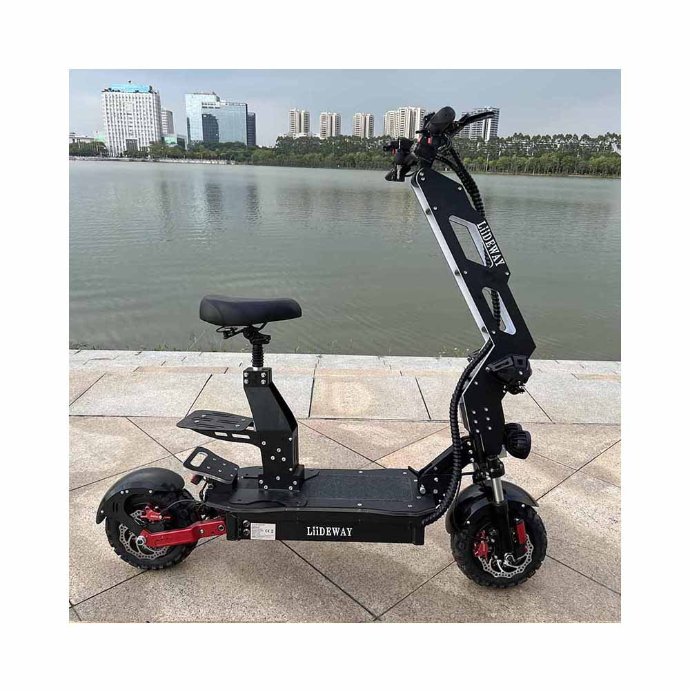 11inch Double motor 4000W*2 off road seat fat tire electric scooter