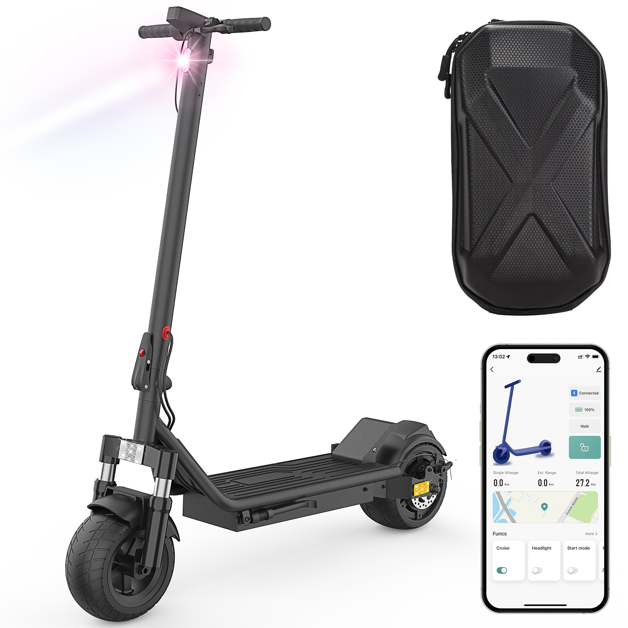 2023 New off-road ES01 fast electric scooter with suspension dual motors e scooter 500w 9Inch battery-removable scooter electric