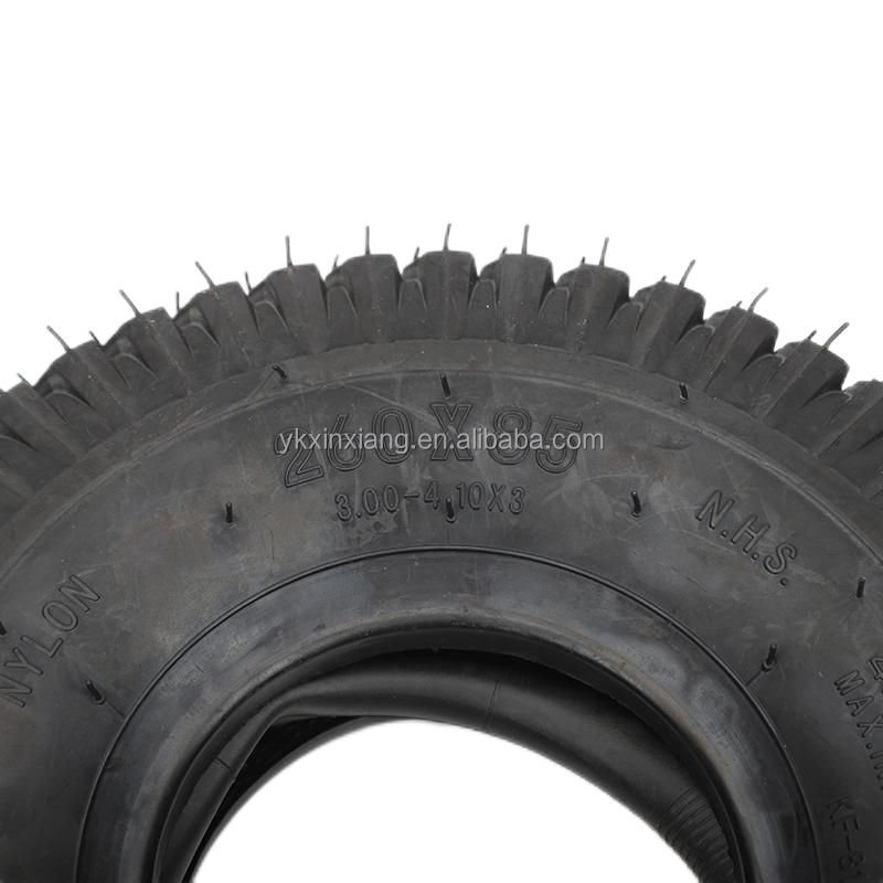 High quality 260x85 tires 3.00-4 inner tube outer tire electric scooter cleaning rider cart warehouse pulling cart
