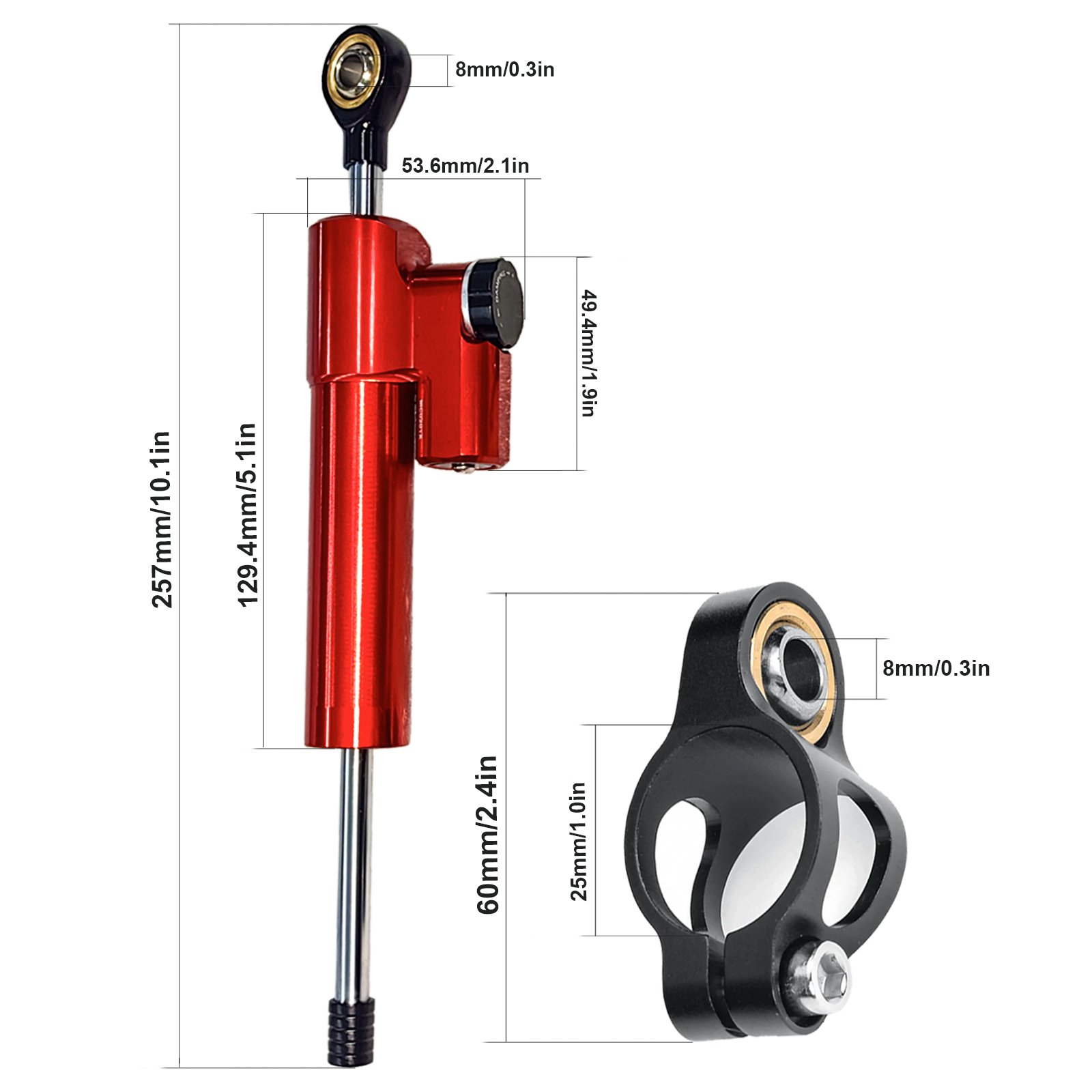Damper Steering Stabilize Safety Control For ZonDoo Metamoov Electric Scooter Accessories Parts