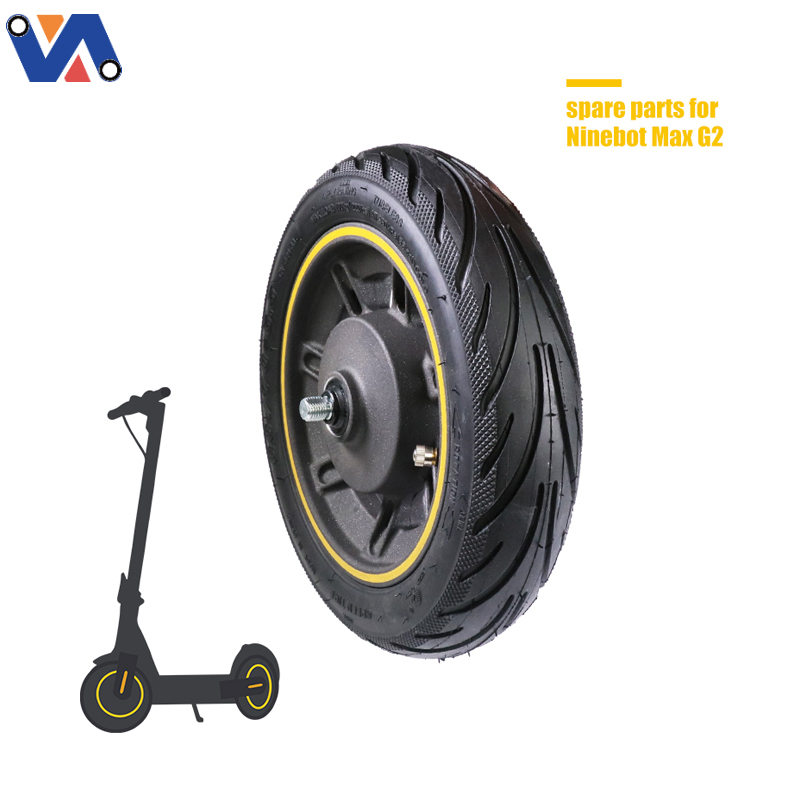 New Image Front Wheel With Tubeless Tire Scooter Parts Original Front Wheel For MaxG2 Electric Scooter Spare Parts