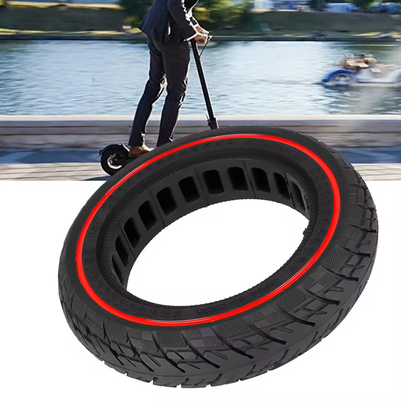 New10*2.125 inch honeycomb solid tire D-resistant light elastic line honeycomb explosion-proof tire for electric scooters