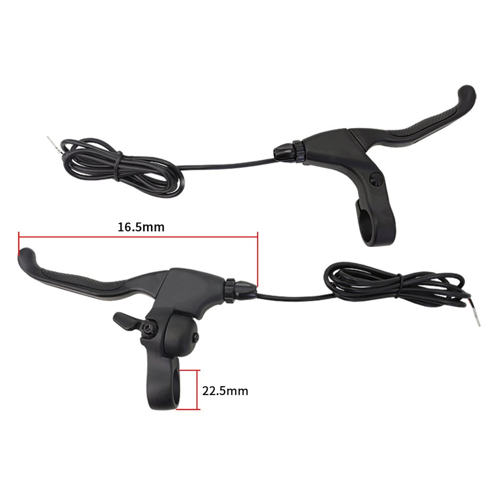 E-scooters Parts Aluminum Alloy Mechanism Brake Levers With Bell Function Electric Scooter Left Front Disc Brake