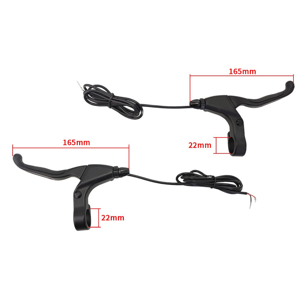 E-scooters Parts Aluminum Alloy Mechanism Brake Levers With Bell Function Electric Scooter Left Front Disc Brake