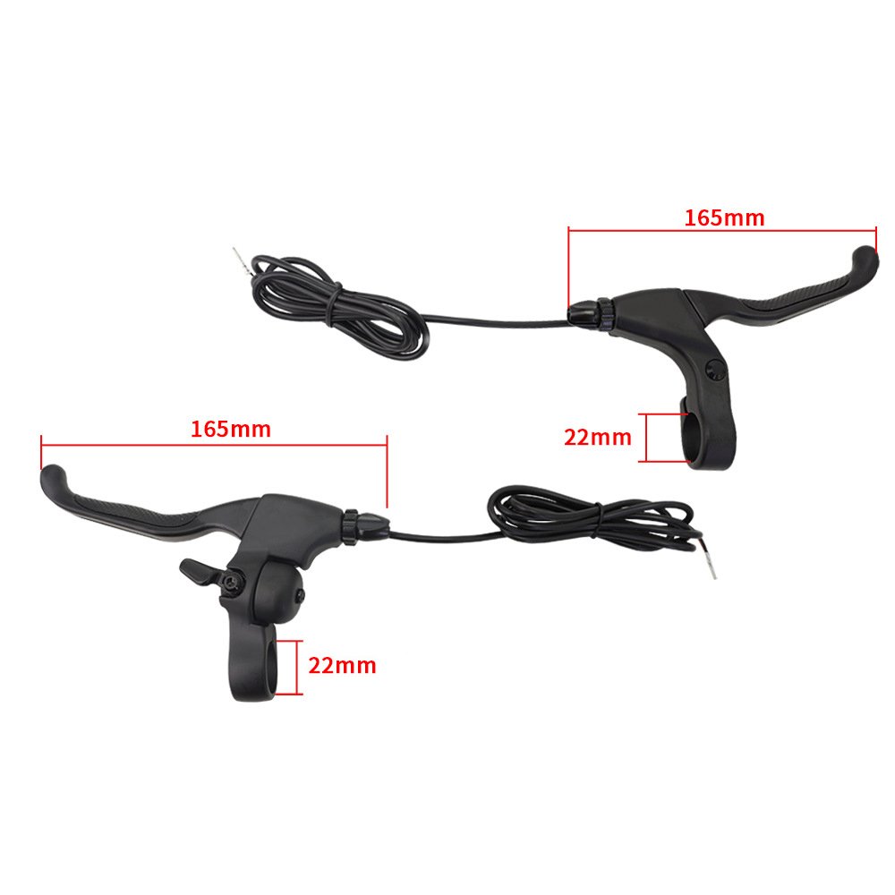 E-scooters Parts Aluminum Alloy Mechanism Brake Levers With Bell Function Electric Scooter Left Front Disc Brake