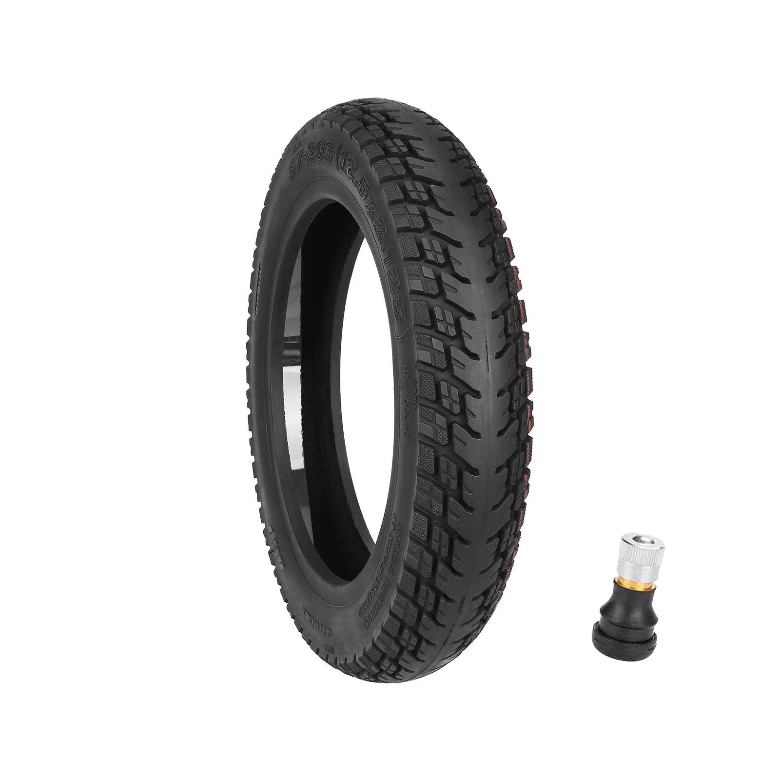 12 inch Ulip 12.5*2.125(57-203) self-repairing off-road tyre with straight valve for Bicycles Tubes Electric Scooter Parts
