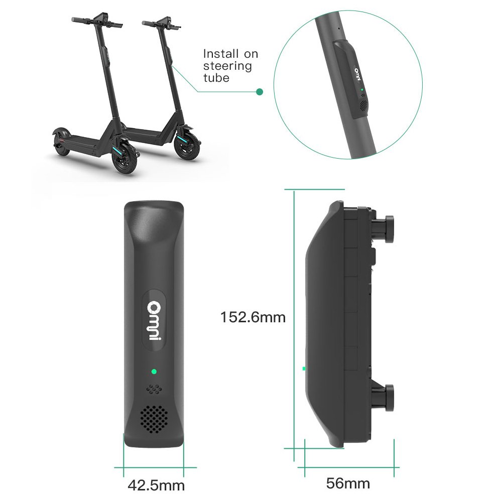 Semi Embedded Omni TTL CAN Communication Module OTA Upgrade Smart Rental Ride Sharing Electric Scooter IOT Device