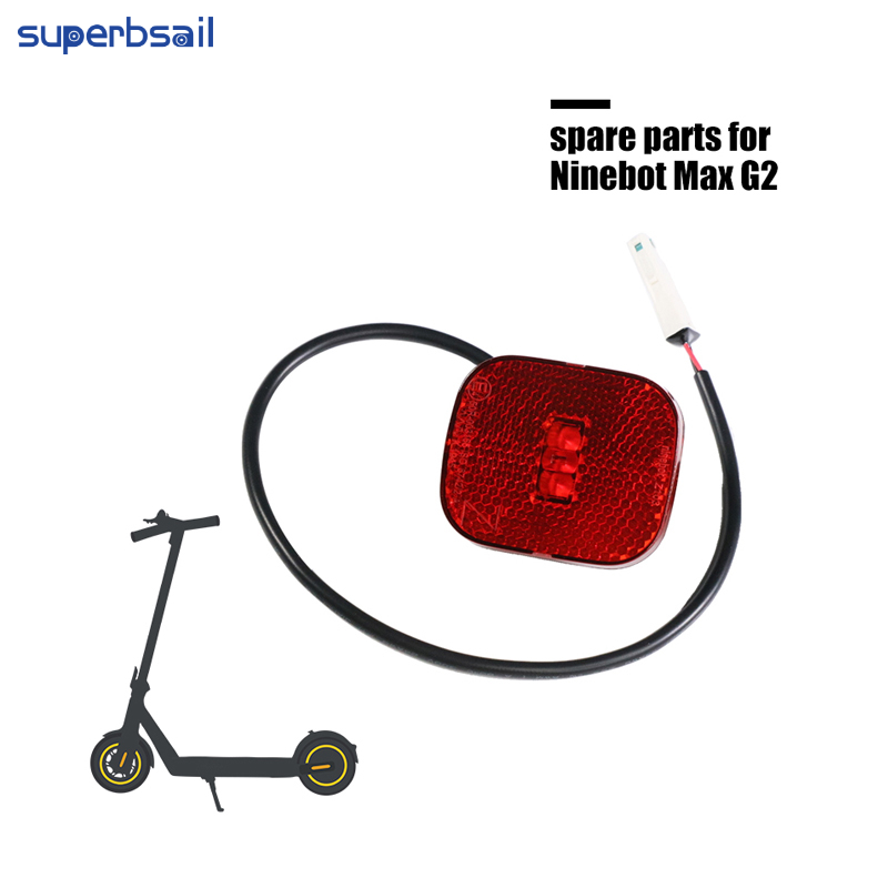 Superbsail Original Rear Taillight for Ninebot Max G2 Electric Scooter Spare Parts Brake Light Rear Fender Light Stoplight New