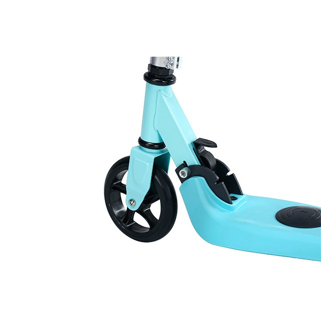 hot sale 6km/h blue 2 wheel kids moped electric scooter from china to yangon