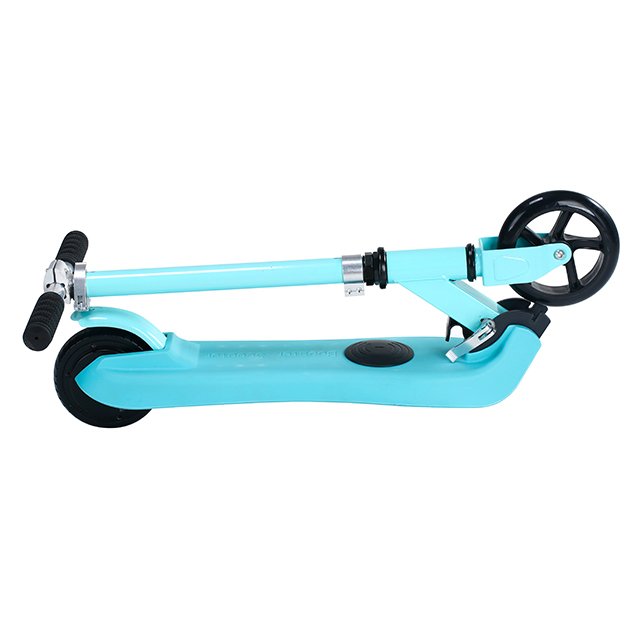 hot sale 6km/h blue 2 wheel kids moped electric scooter from china to yangon