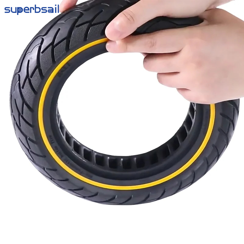 Superbsail EU stock E-scooter 10 Honeycomb Solid Tyre 10*2.5 Inch Thickened Vacuum Tire For Electric Scooter Accessories