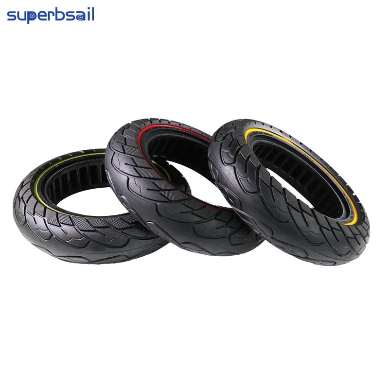 Superbsail EU stock E-scooter 10 Honeycomb Solid Tyre 10*2.5 Inch Thickened Vacuum Tire For Electric Scooter Accessories