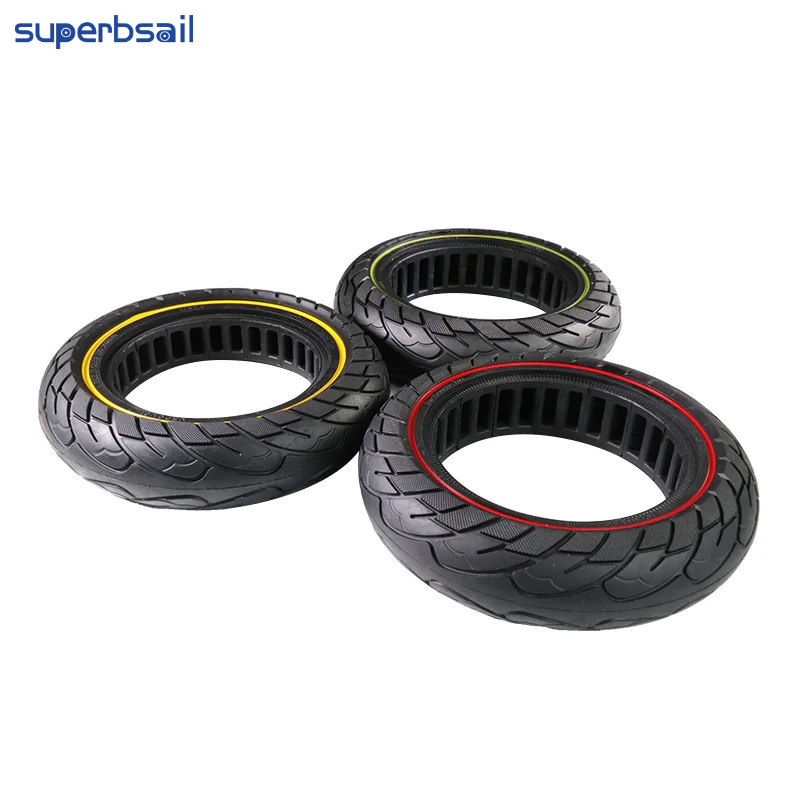 Superbsail EU stock E-scooter 10 Honeycomb Solid Tyre 10*2.5 Inch Thickened Vacuum Tire For Electric Scooter Accessories