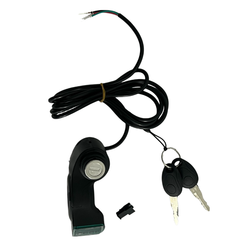 Electric scooter part Digital Battery Voltage Display Switch Power Key Lock scooter Battery Display