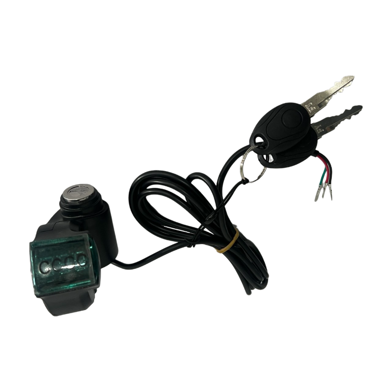 Electric scooter part Digital Battery Voltage Display Switch Power Key Lock scooter Battery Display
