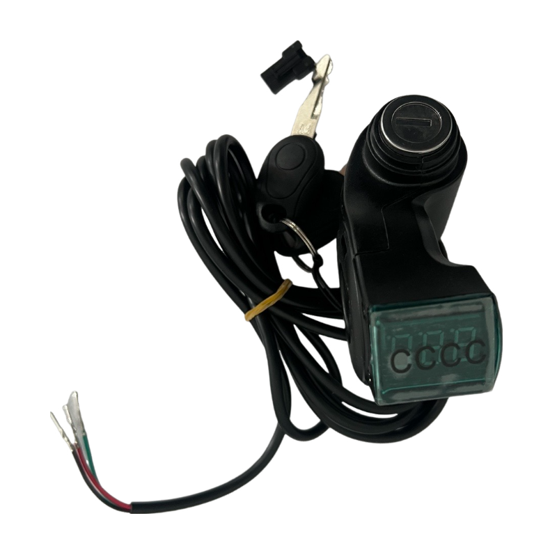 Electric scooter part Digital Battery Voltage Display Switch Power Key Lock scooter Battery Display