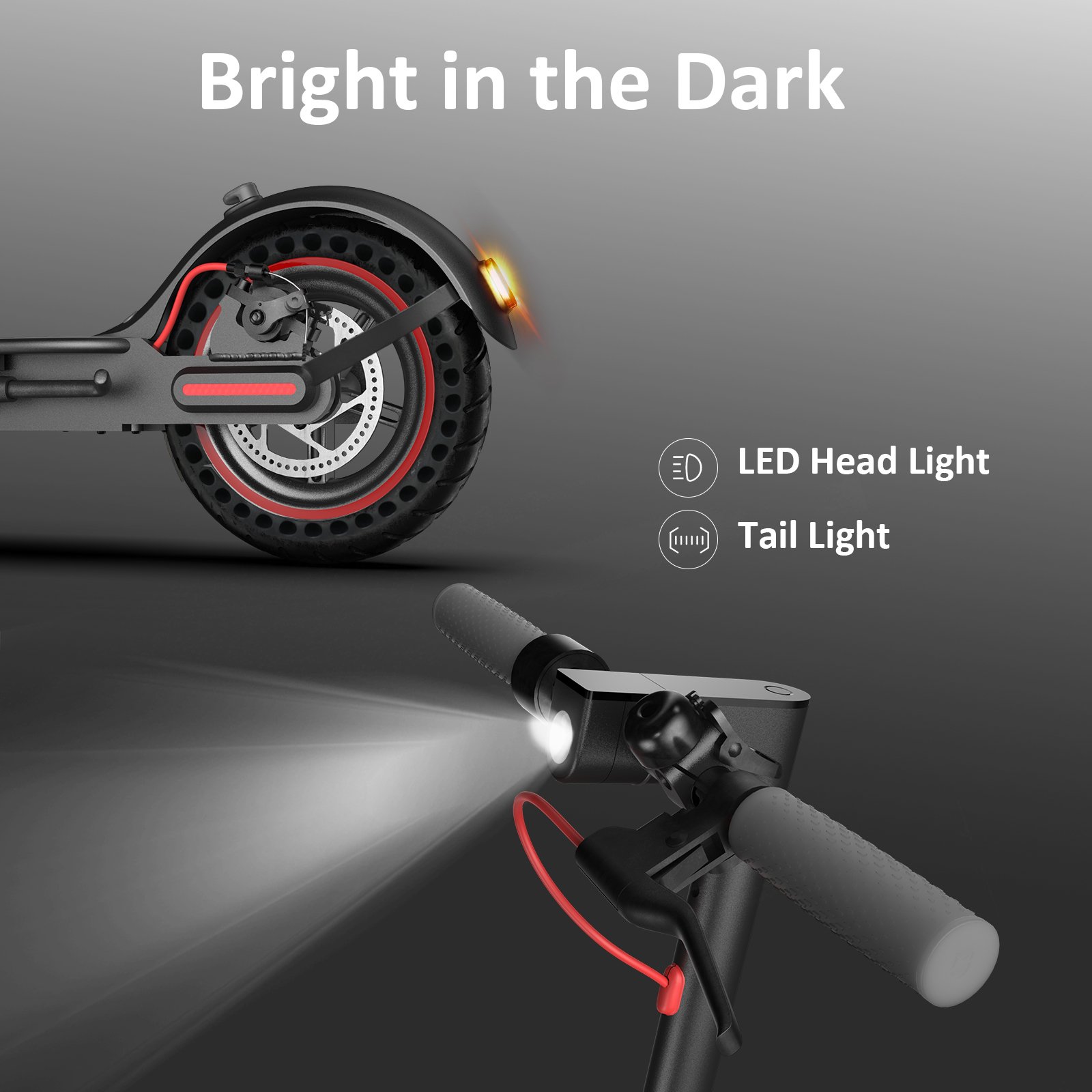 EU Warehouse 650W 30km Range 36V 10Ah Battery Dual Brakes 8.5-Inch ASPEKTS A20 Pro Folding Electric Scooter for Adults