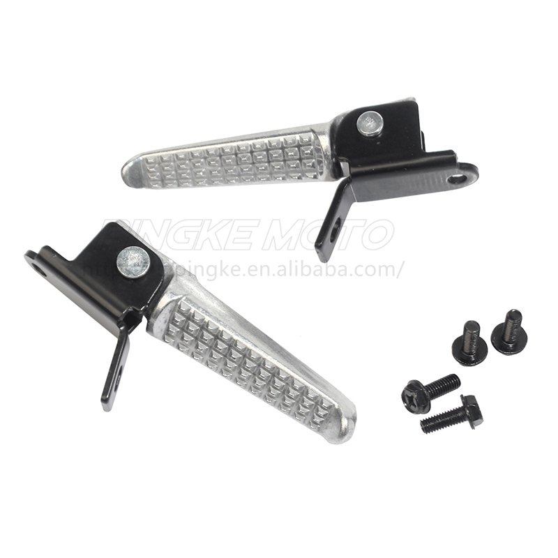 Motorcycle Parts Rear Aluminum Alloy Footrests Foot Pegs Durable Anti-Slip Motorcycle Pedal