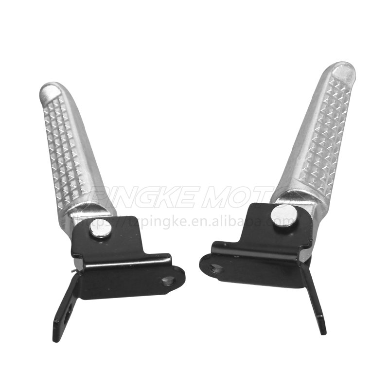 Motorcycle Parts Rear Aluminum Alloy Footrests Foot Pegs Durable Anti-Slip Motorcycle Pedal