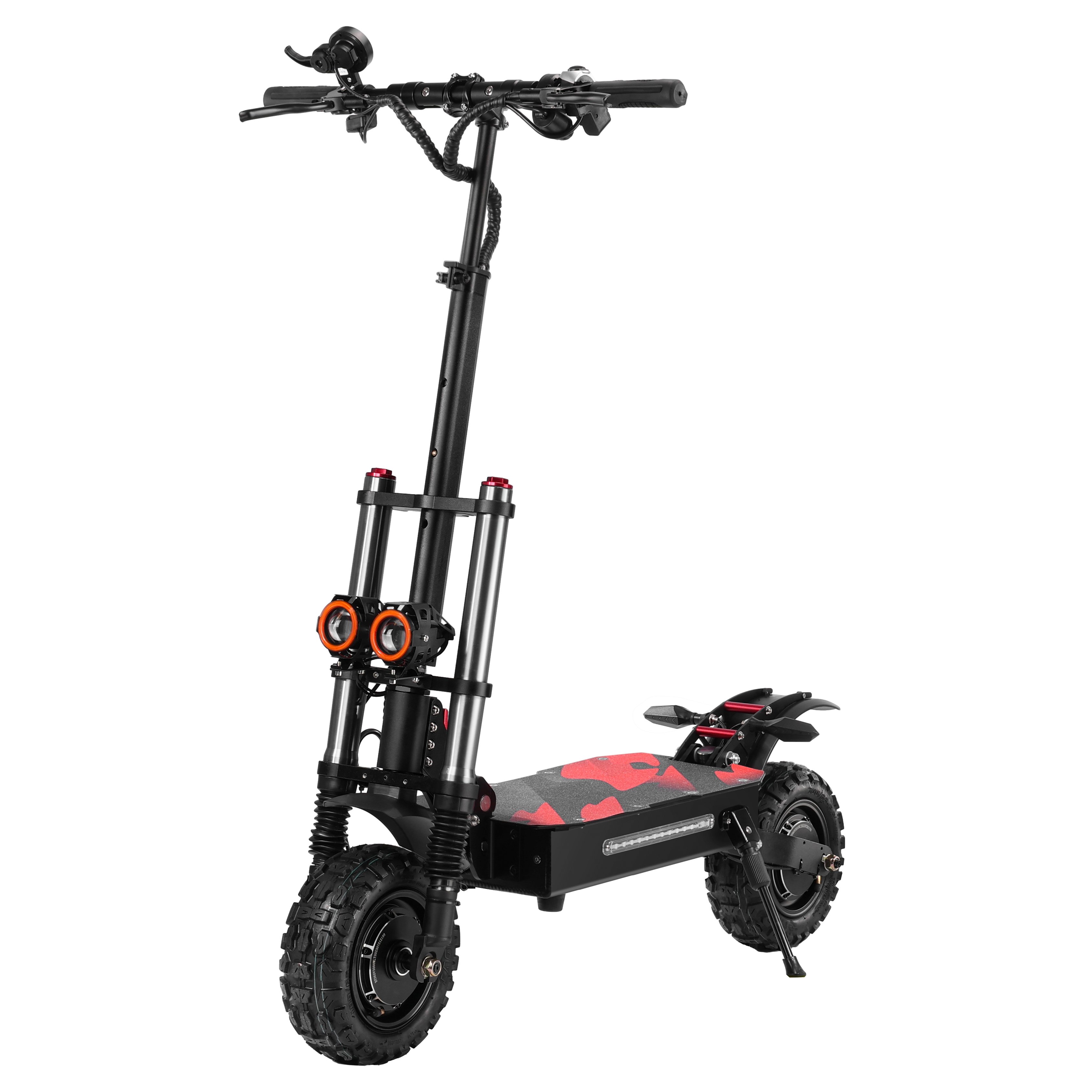 Drop Ship EU Warehouse Powerful Dual Motor 85Km/h 100KM Scooters Off Road 11 inch e scooter 60v 5600w dual electric scooter
