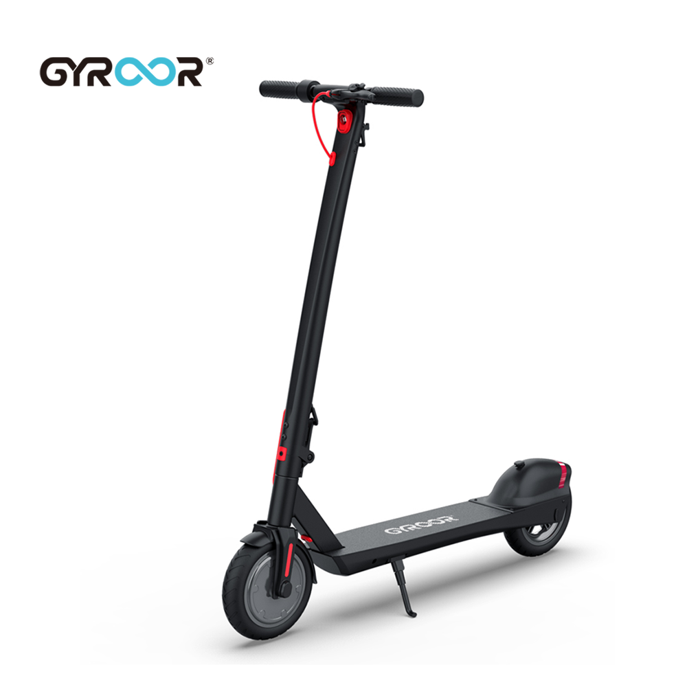 GYROOR Superior quality 350w e scooter max load 120kg max speed 25KM/H 2 wheel stand up folding electric scooter