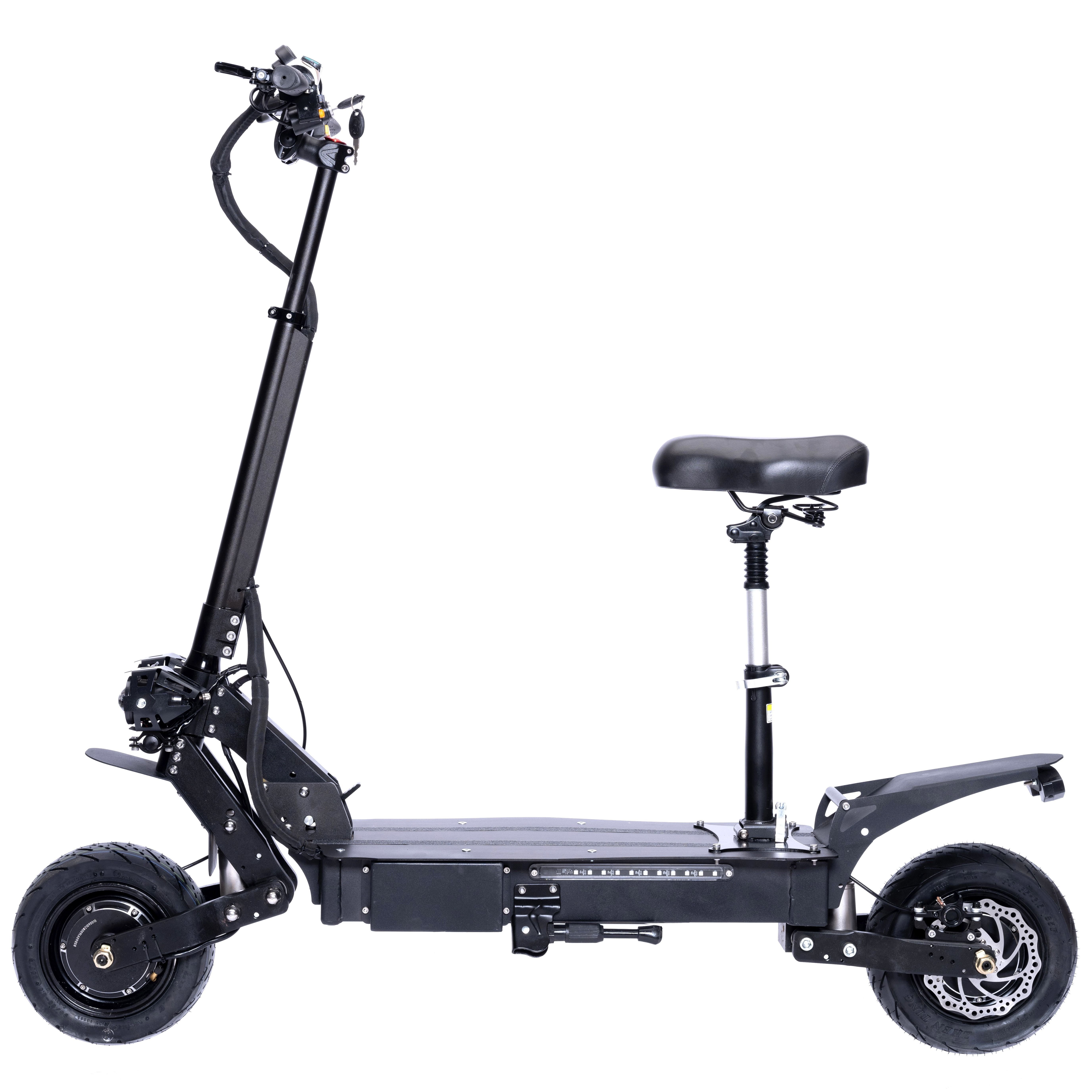 60V 2800W Dual motor off-road 11inch electric scooter For Adults