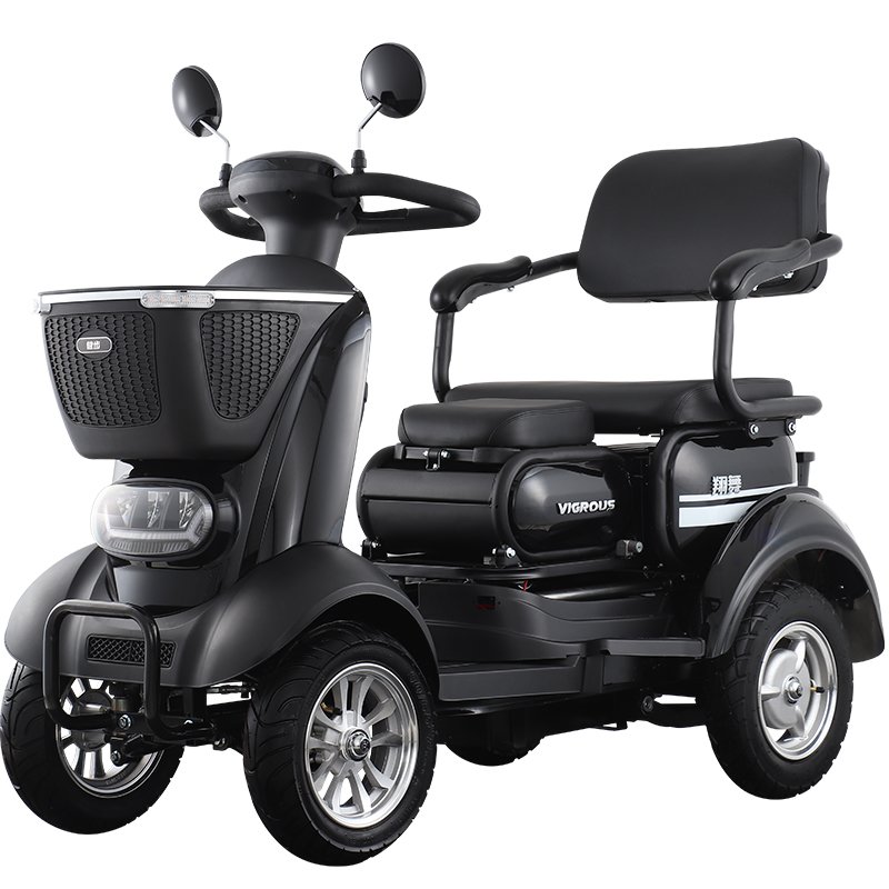 XW4 48v 500 Watt Electric Scooter Mobility Motorcycle with Storage Basket for Elderly