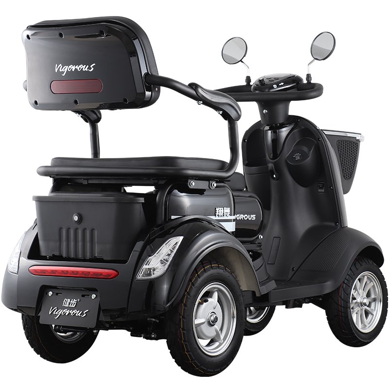 XW4 48v 500 Watt Electric Scooter Mobility Motorcycle with Storage Basket for Elderly