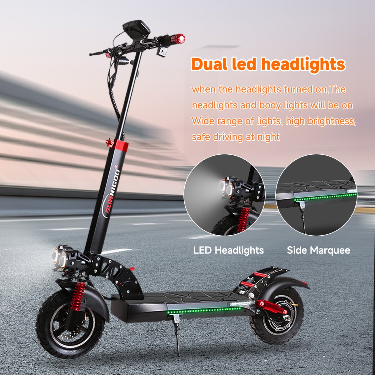 EU Warehouse Electric Scooter 800W With High-Speed Urban Adults E Scooter With 48V 18Ah High Endurance Powerful Electric Scooter