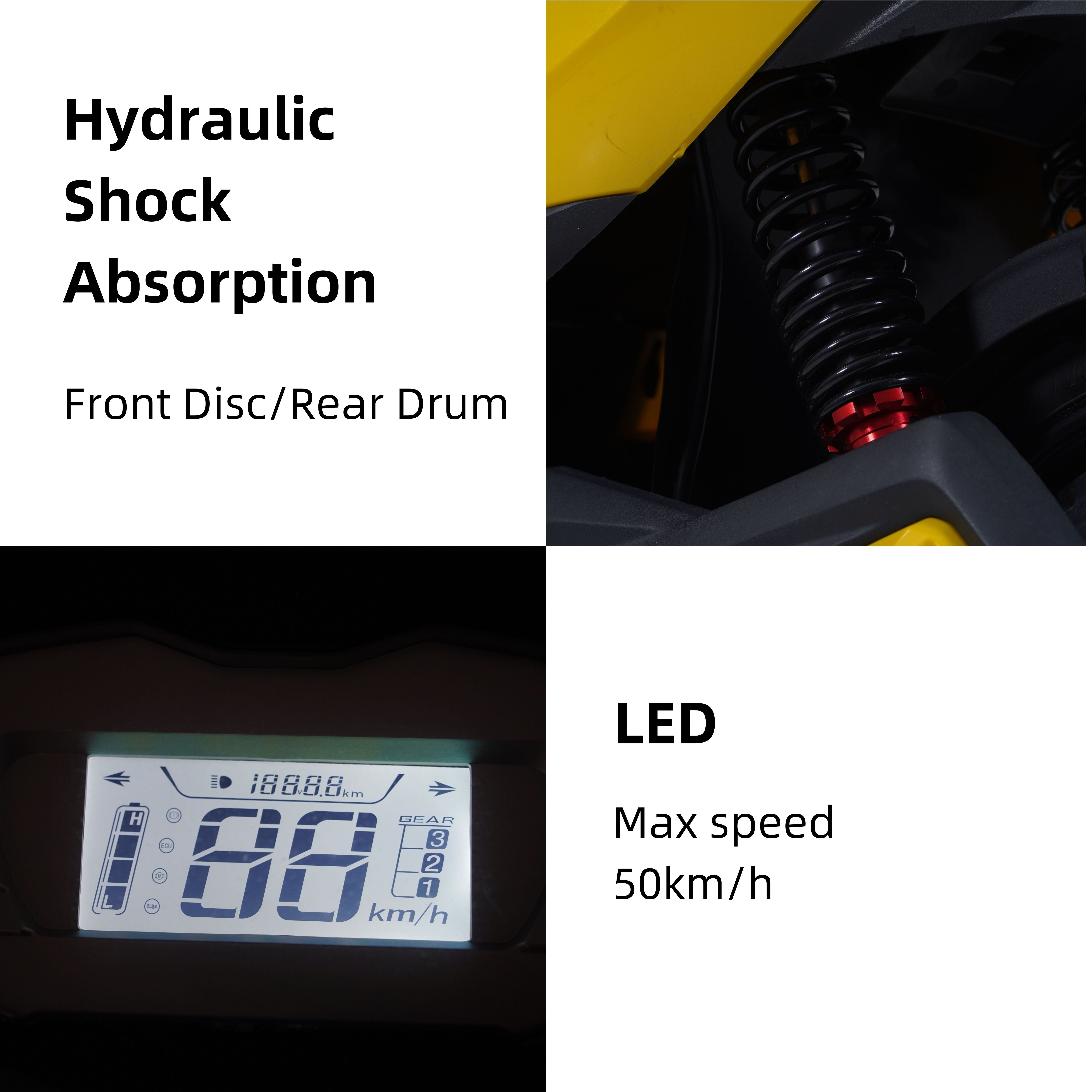Professional 2 wheel CKD electric scooter Hot sale 72v electric motorcycle with competitive price for adult/elder