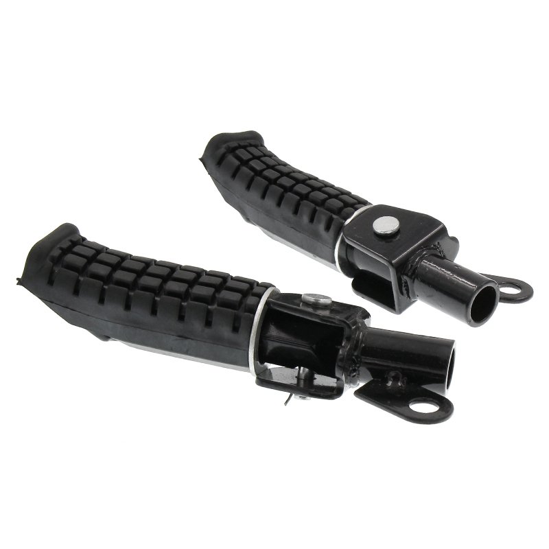 Motorefit Front & Rear Aluminum Footrest Pegs for Motorcycles and Electric Scooters Motorcycle Body Systems Pedals