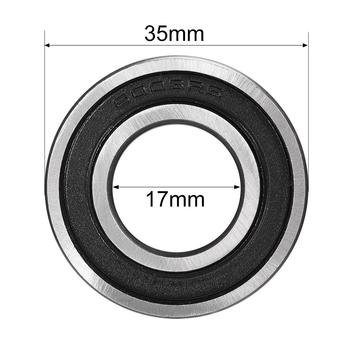 EU Warehouse Electric Scooter 6003 Groove Ball Bearings Double Side Sealed Bearings 6003RS Bearing Soooter Repair Parts