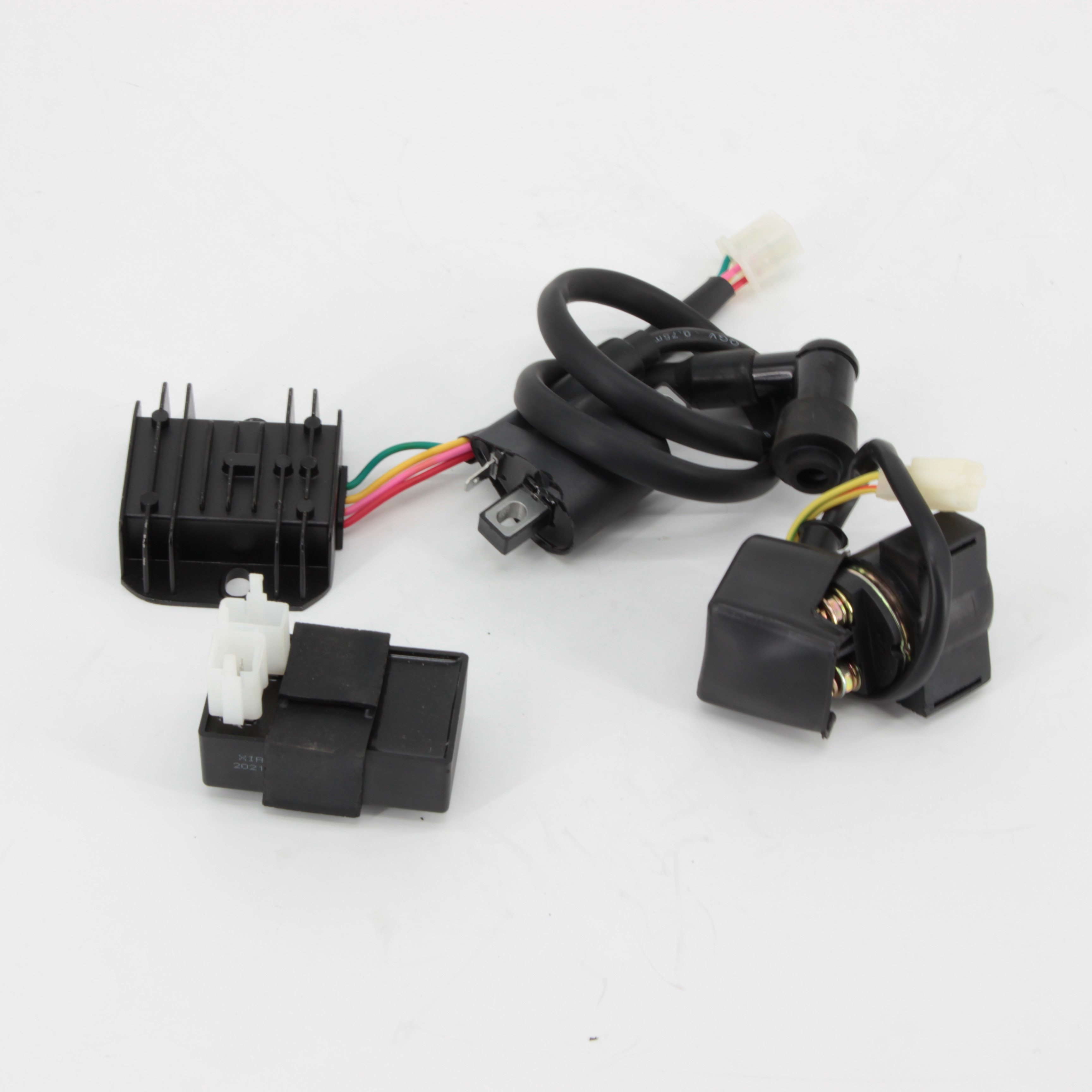 CDI Box Ignition Coil 5 Pin Regulator Rectifier Relay For 110CC Scooter Go Kart ATV Quad