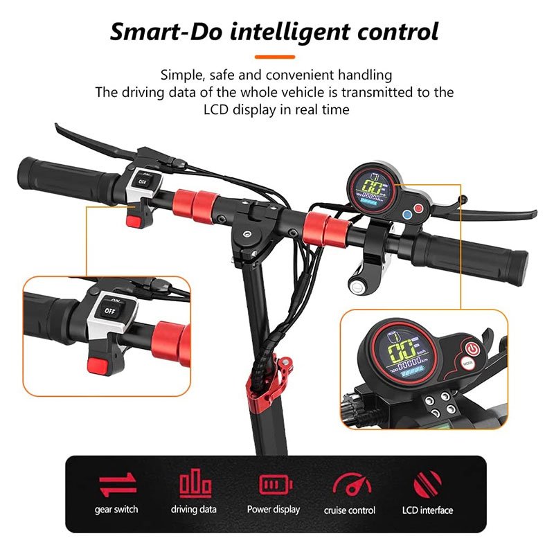 MX-14 European Warehouse 45KM/H High Speed 15Ah 48V 800W Powerful Electric Scooters Para Adulto Adult
