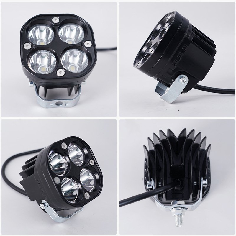 Modified 18W 40W High Brightness waterproof offroad Motorcycle Yellow And White Spotlights LED Fog Lights