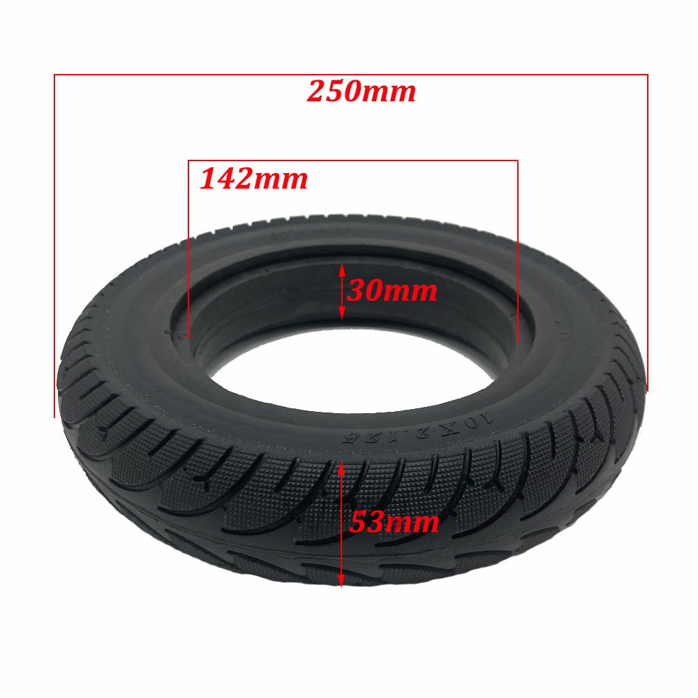 10x2.125 Solid Tyre 10 Inch Puncture Proof Tire for Electric Scooter Parts