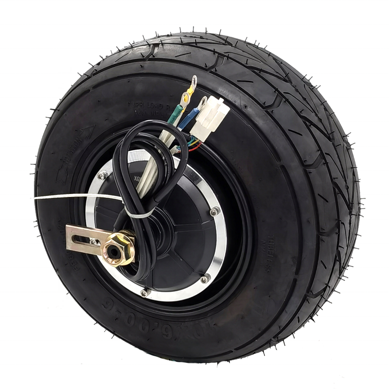 10x6.00-6 Motor Wheel 48V 1000W 10 Inch Wheels Tire with Hub for Citycoco Electric Scooters Parts